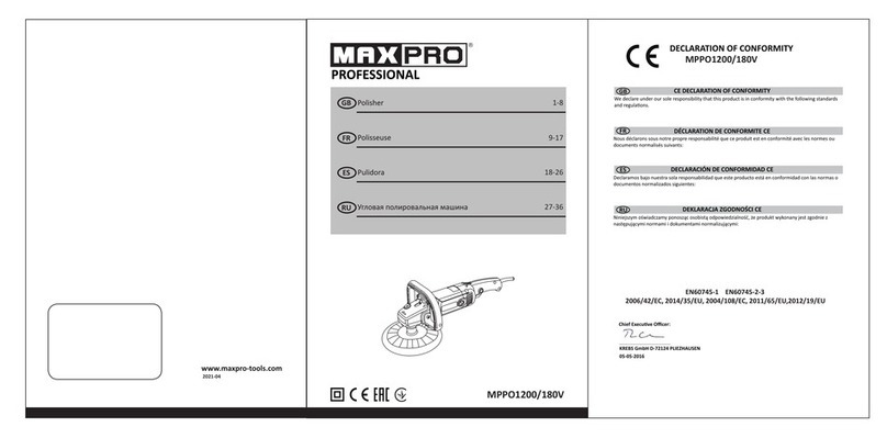 MaxPro PROFESSIONAL MPPO1200 manual
