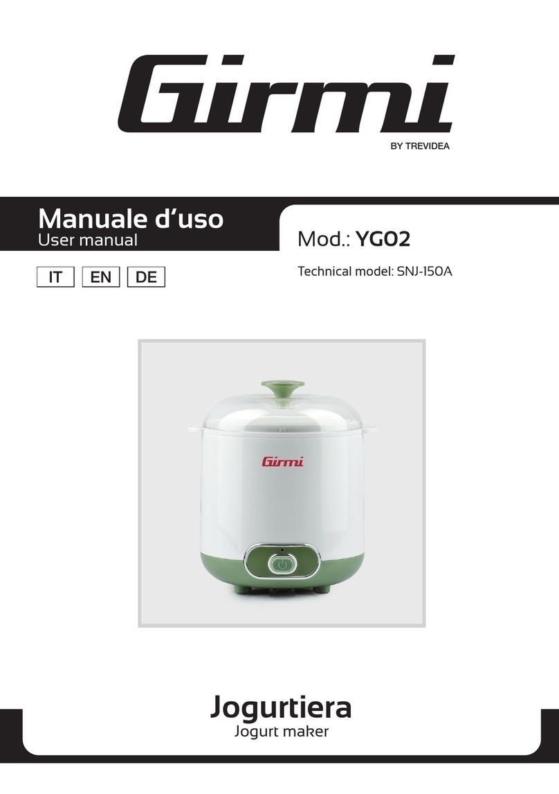 TREVIDEA Girmi YG02 user manual