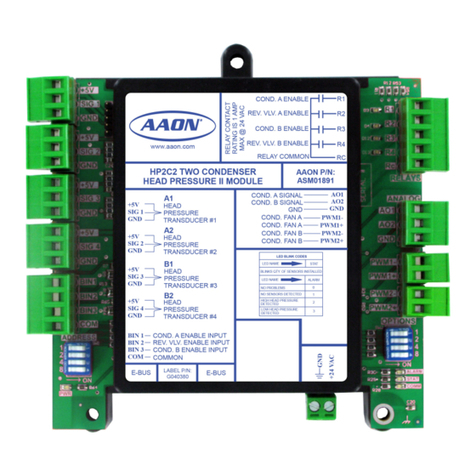 AAON HP2C2 Quick start guide