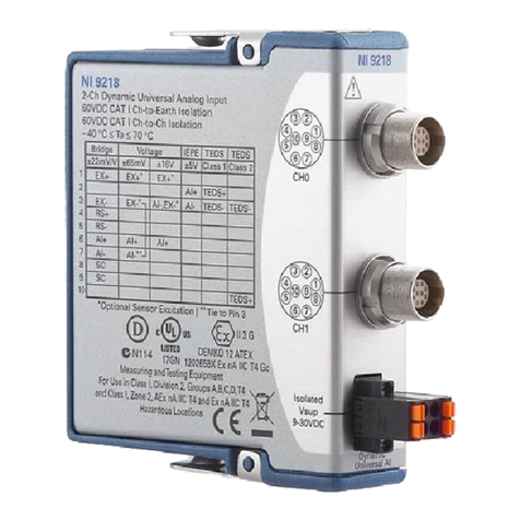 National Instruments NI 9218 User manual National Instruments NI 9218 User manual