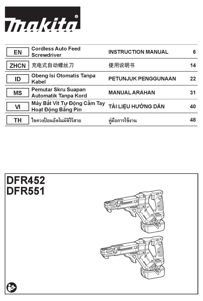 Makita DFR452 instruction manual