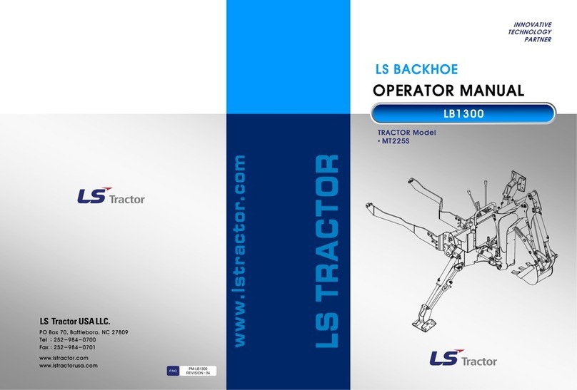 LS tractor LB1300 Operator's manual