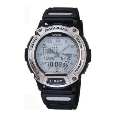 Casio QW-1758 User manual