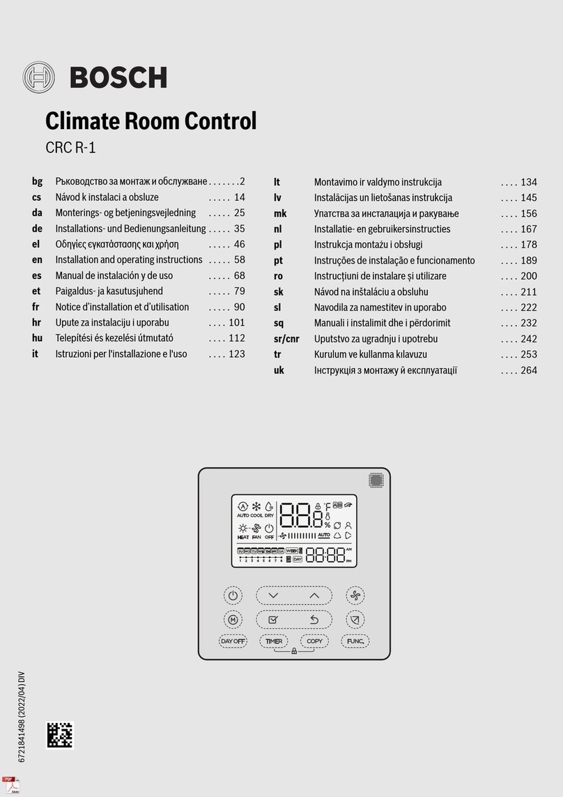 Bosch CRC R-1 User manual