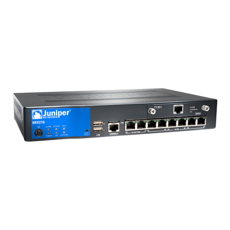 Juniper SRX 210 User manual