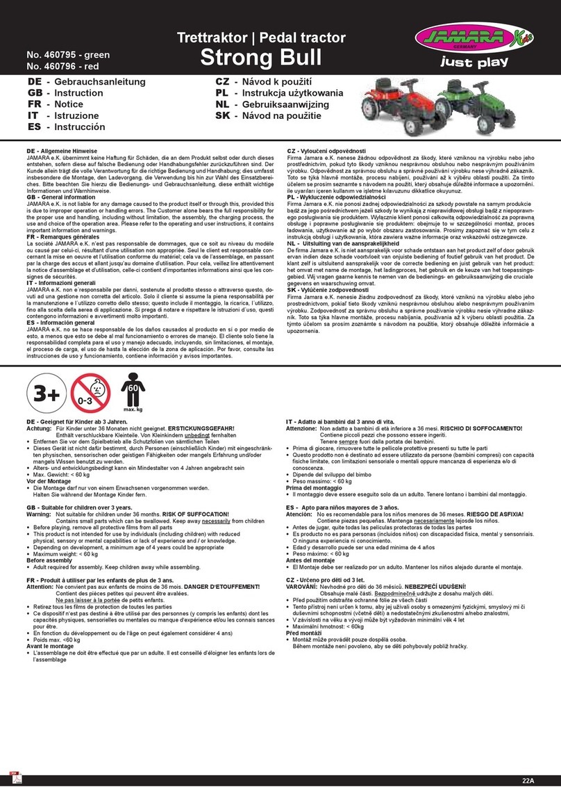 Jamara Strong Bull 460795 User manual