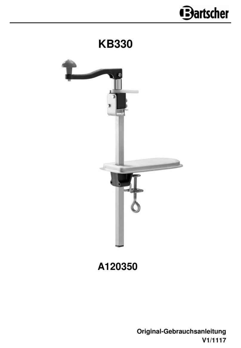 Bartscher KB330 manual