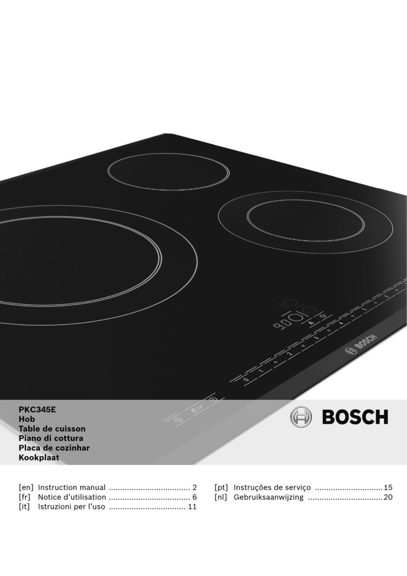 Bosch PKC345E instruction manual