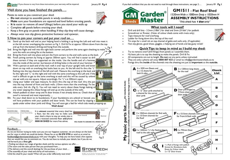 GARDEN MASTER GM1511 Assembly instructions