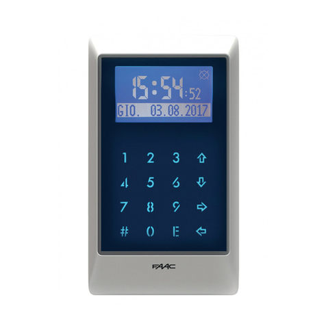 FAAC XKPR125D User manual