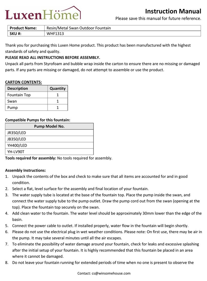 LuxenHome WHF1313 instruction manual