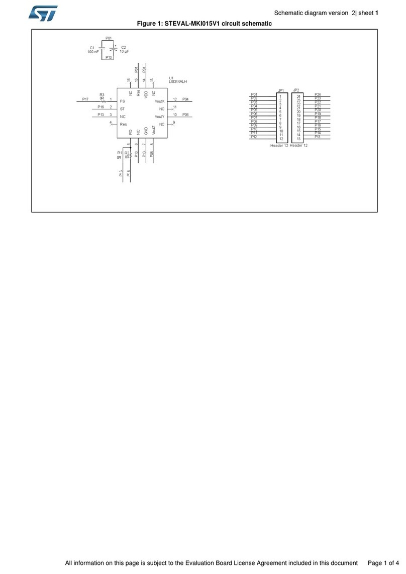 ST STEVAL-MKI015V1 Schematic