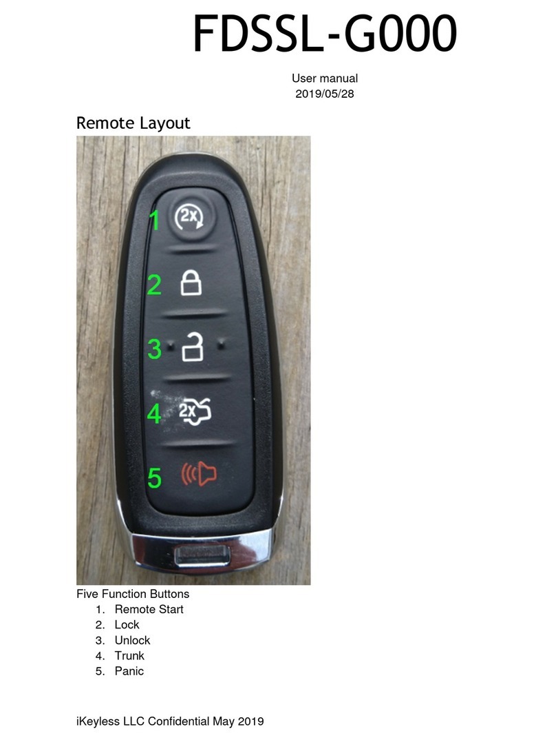 iKeyless FDSSL-G000 User manual