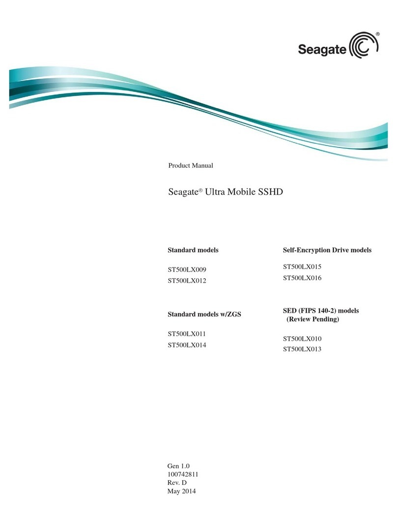 Seagate ST500LX015 User manual