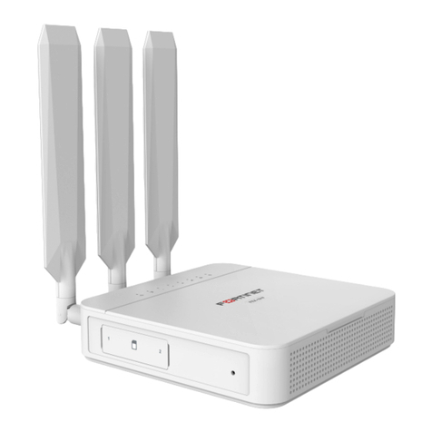 Fortinet FortiExtender 101F quick start guide Fortinet FortiExtender 101F quick start guide