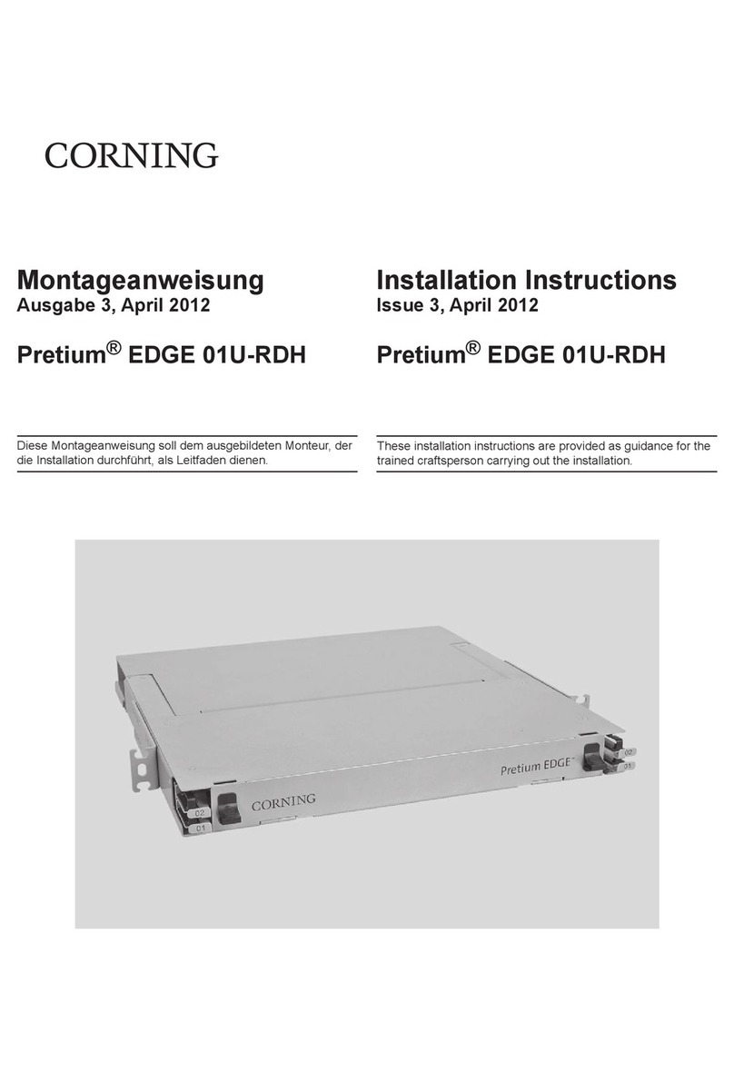 CORNING Pretium EDGE 01U-RDH User manual