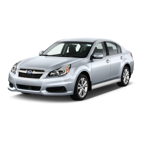 Subaru 2013 Legacy Quick reference guide