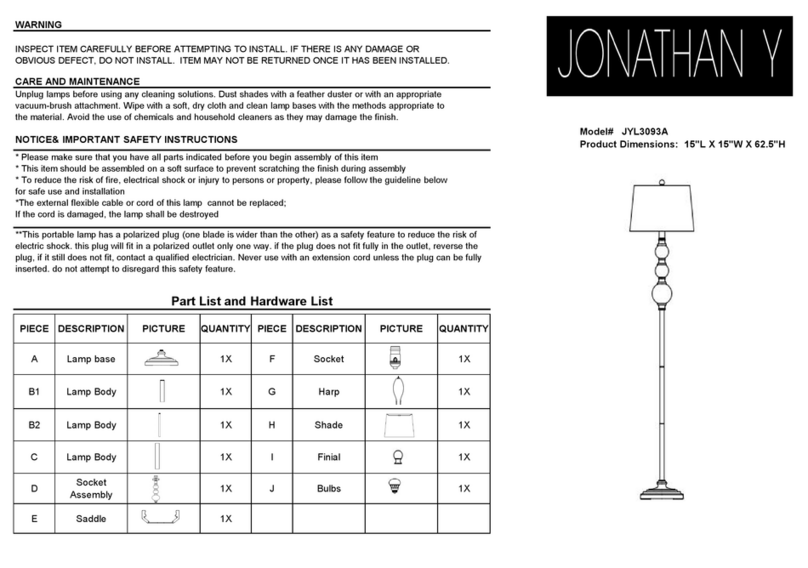 JONATHAN Y JYL3093A User manual