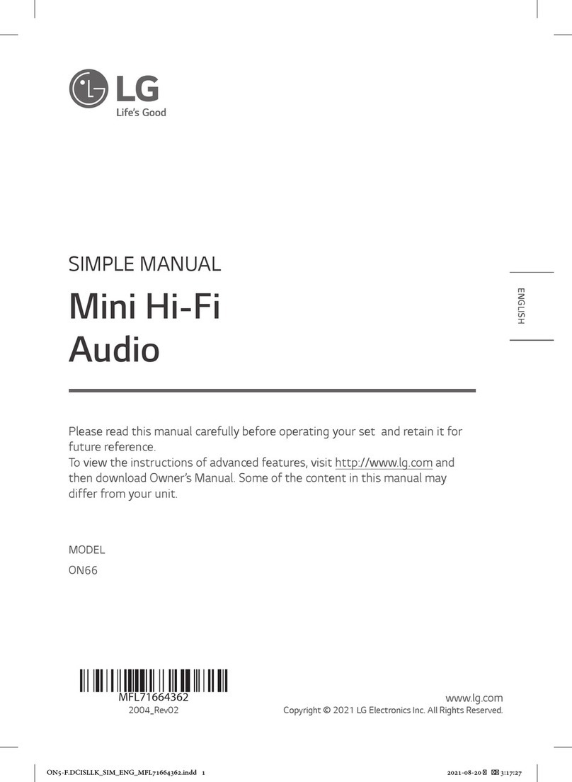 LG ON66 Specification sheet