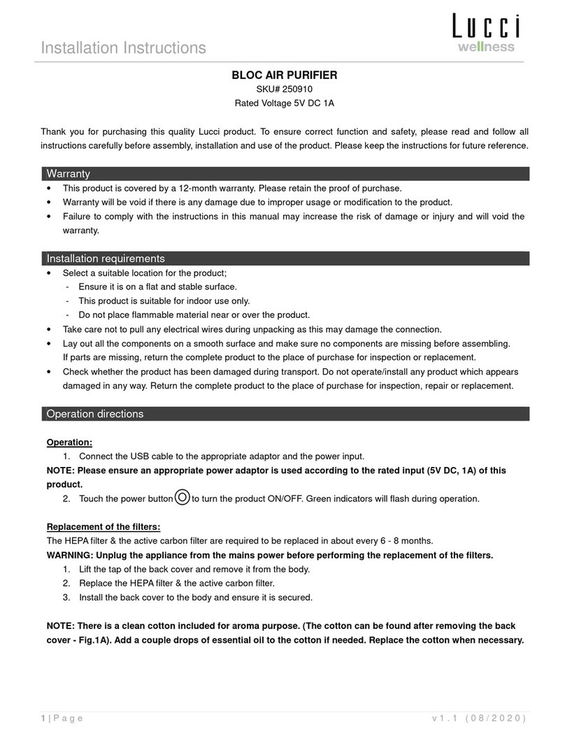 LUCCI 250910 installation instructions