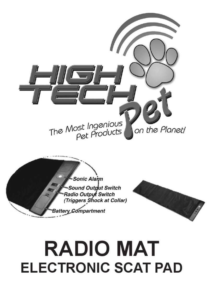 High Tech Pet RADIO MAT User manual High Tech Pet RADIO MAT User manual