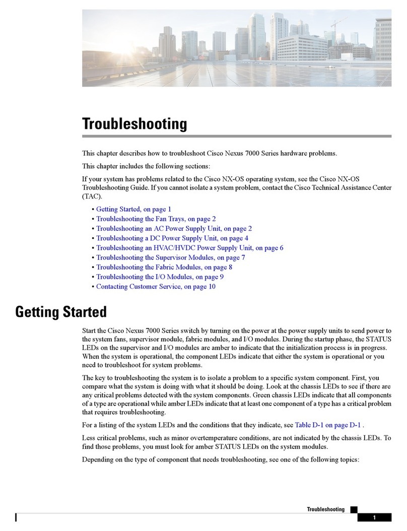 Cisco Nexus 7000 Series Troubleshooting