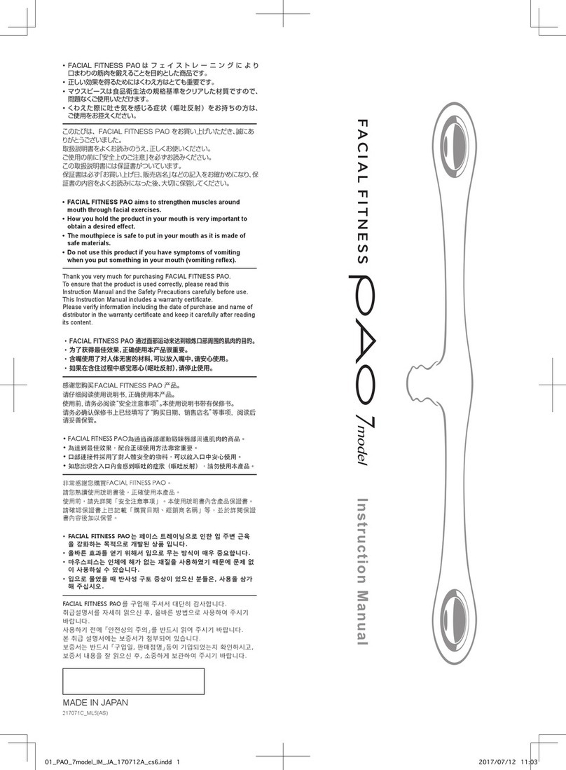 MTG FF-PO1858F-W User manual