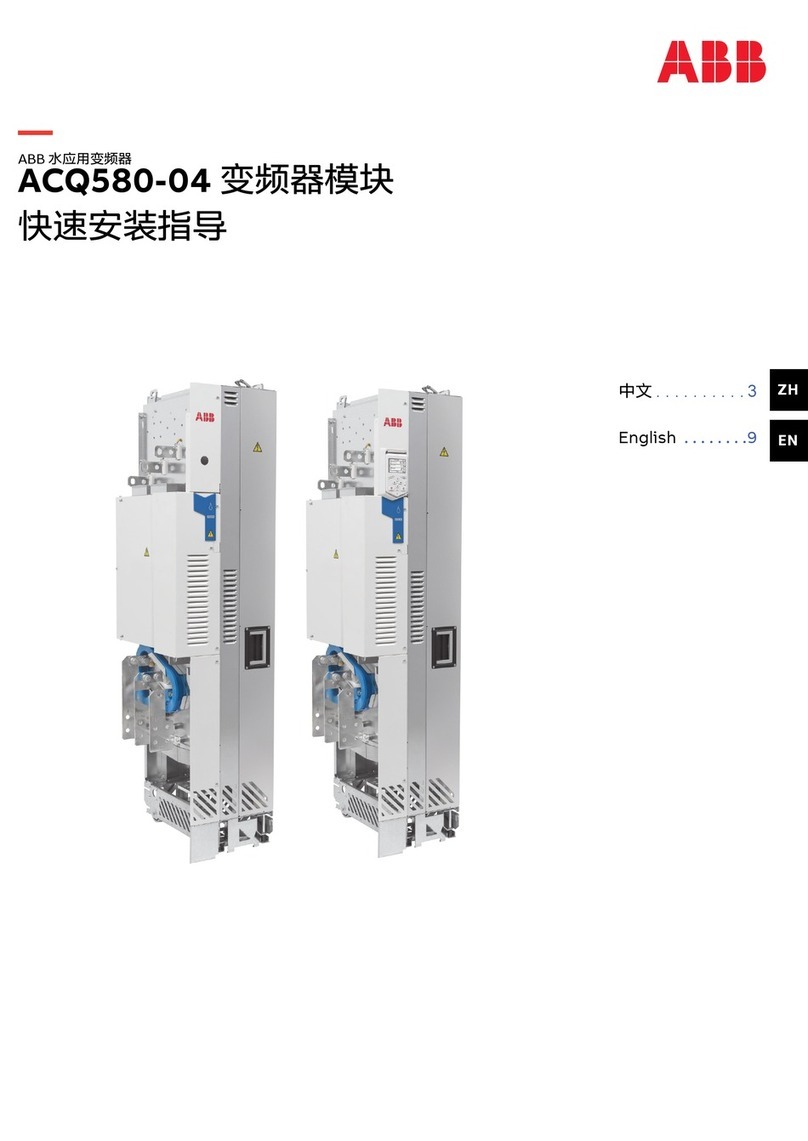 ABB ACQ580-04 Quick installation guide