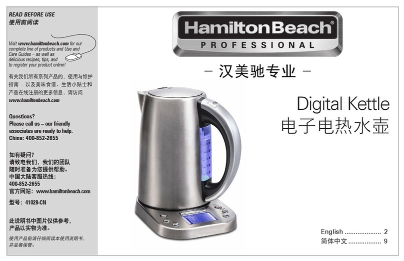 Hamilton Beach Professional 41028-CN instructions