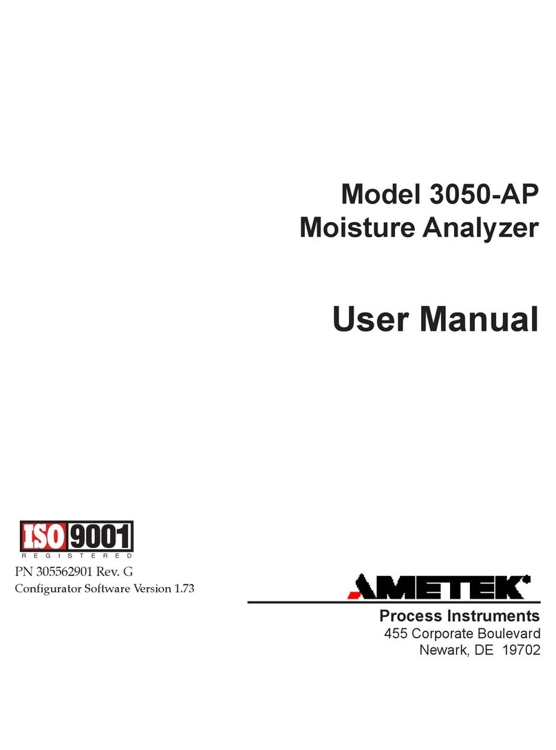 Ametek 3050-AP User manual