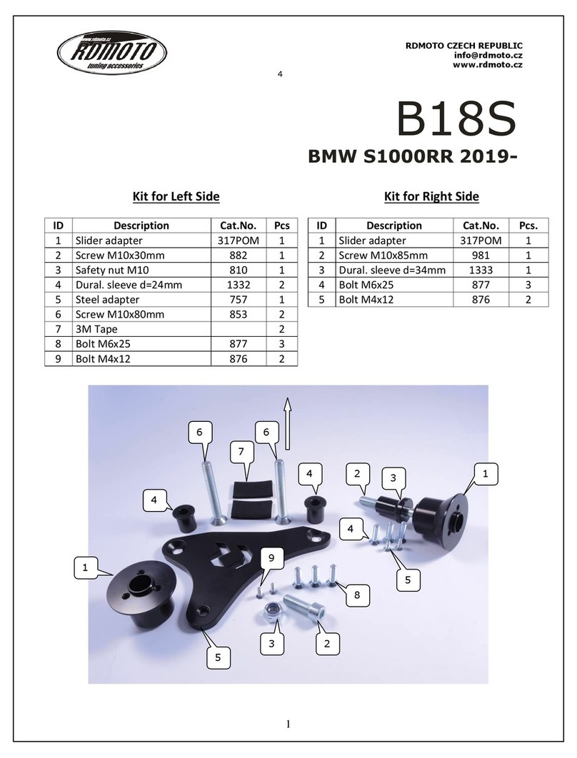 RDMOTO B18S User manual