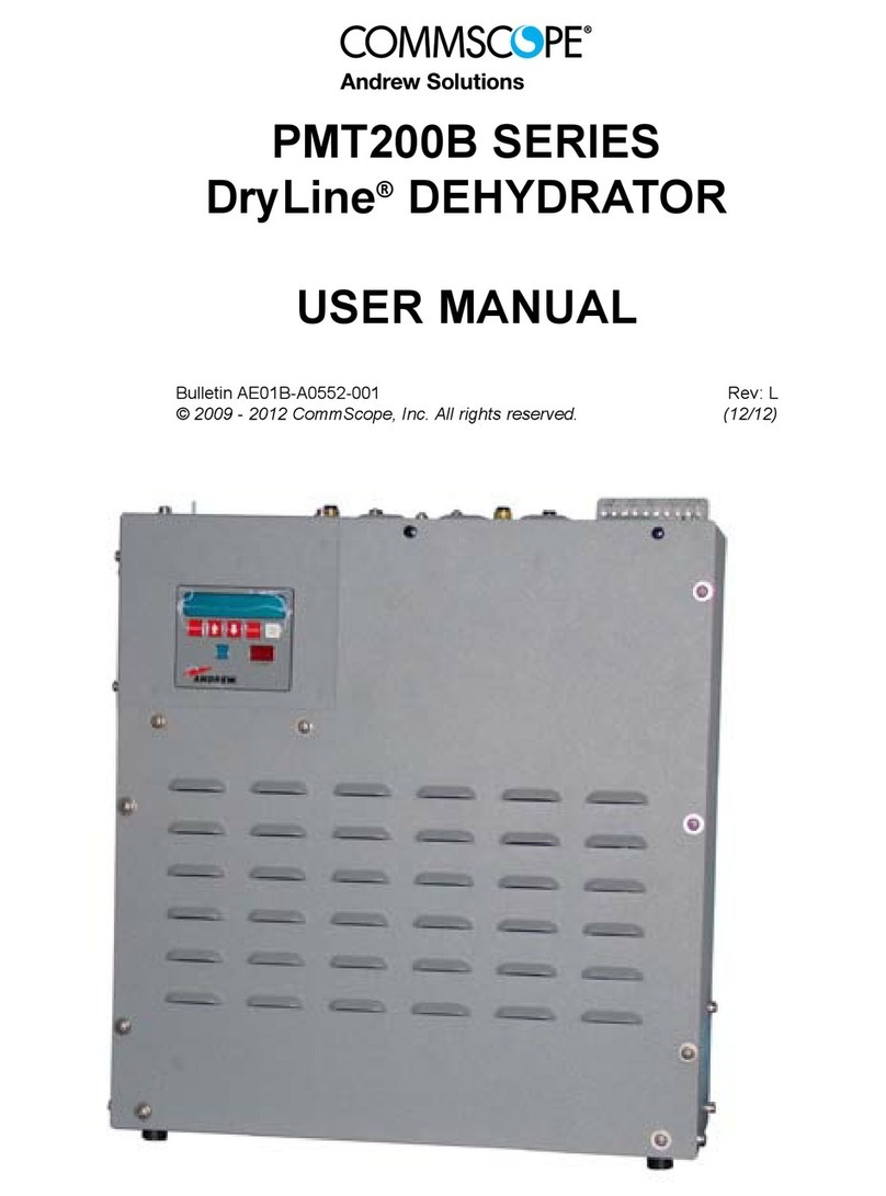 CommScope DryLine PMT200B Series user manual CommScope DryLine PMT200B Series user manual