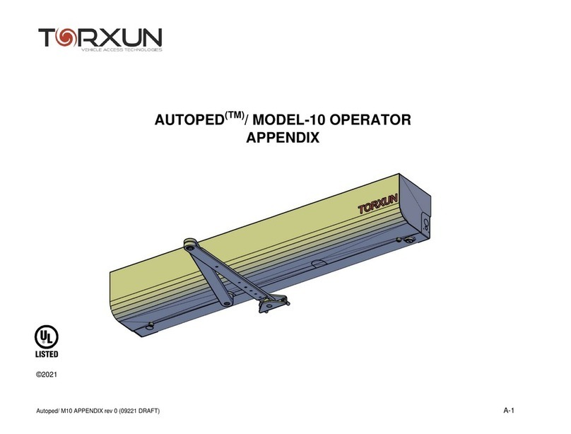 TORXUN AUTOPED 10 manual