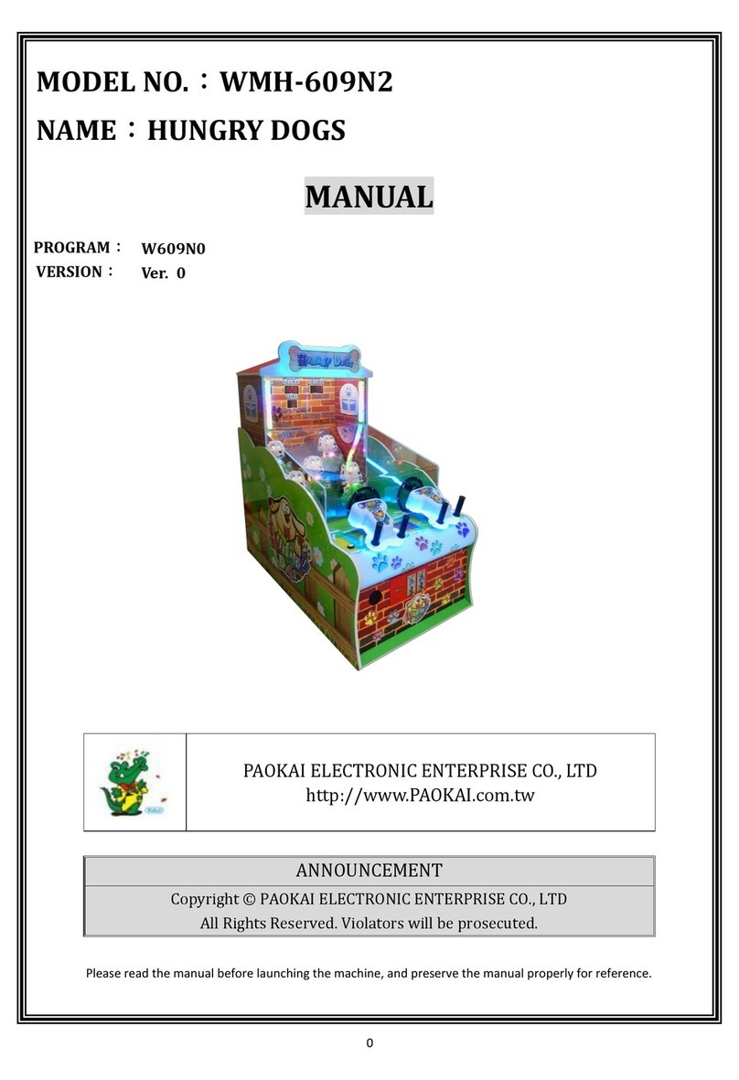 PAOKAI ELECTONIC ENTERPRISE HUNGRY DOGS manual PAOKAI ELECTONIC ENTERPRISE HUNGRY DOGS manual