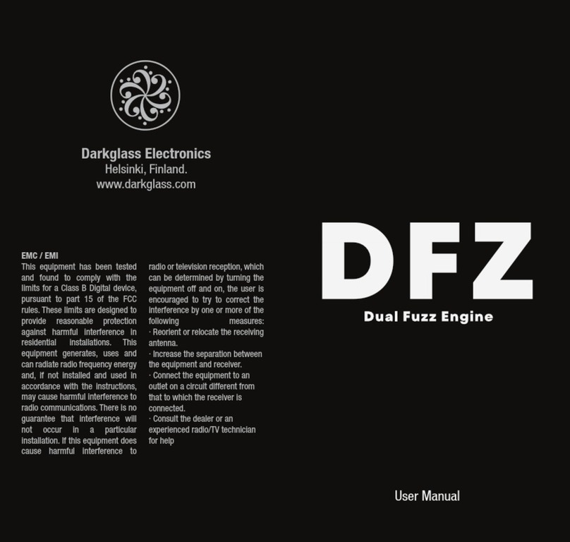Darkglass Electronics DUALITY FUZZ user manual