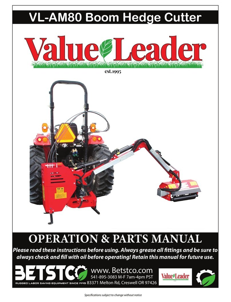 Value Leader VL-AM80 Operations & parts manual
