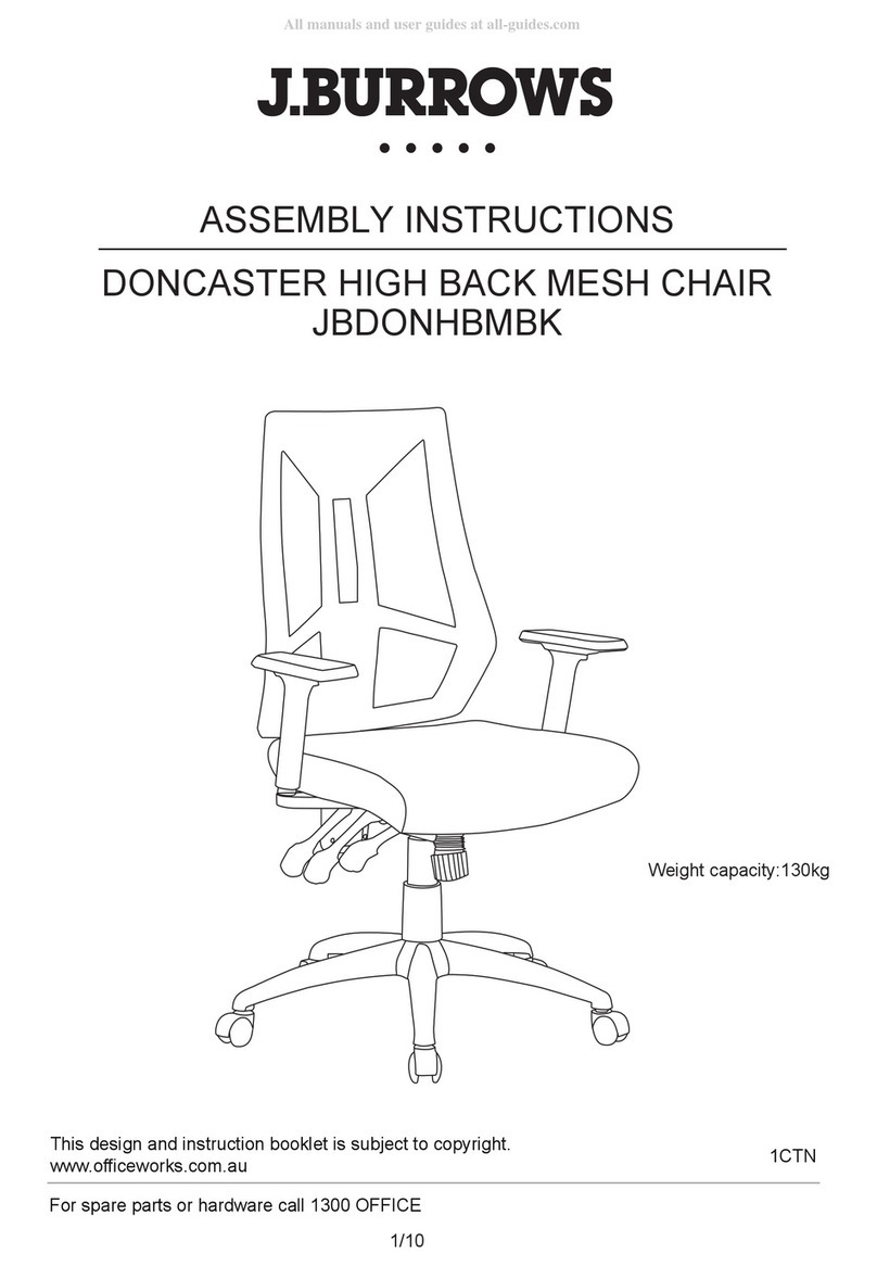 J.Burrows DONCASTER JBDONHBMBK User manual