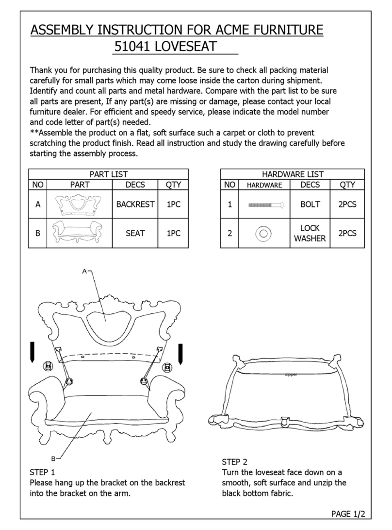 ACME 51041 Assembly instruction