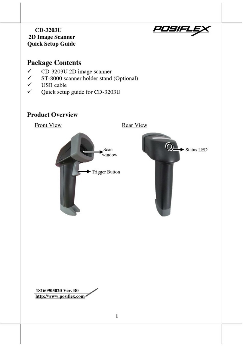 POSIFLEX CD-3203U Quick setup guide