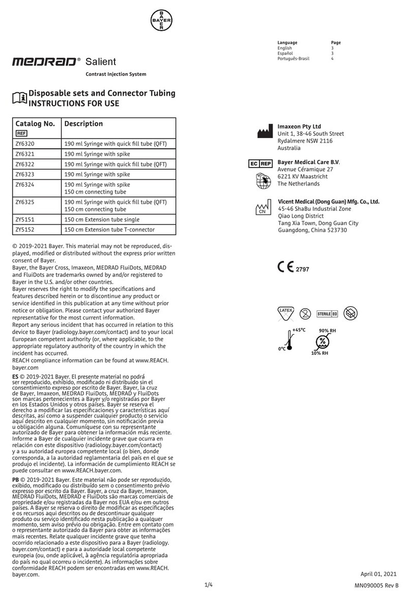 Bayer HealthCare MEDRAD Salient ZY6320 Instructions for use Bayer HealthCare MEDRAD Salient ZY6320 Instructions for use