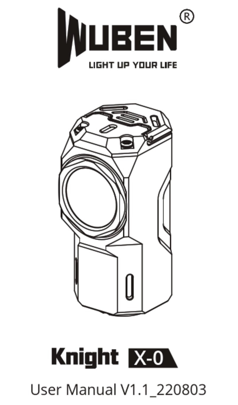 WUBEN Knight X-0 User manual