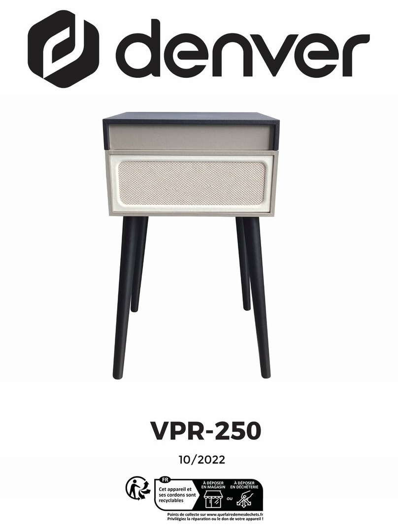 Denver VPR-250 manual