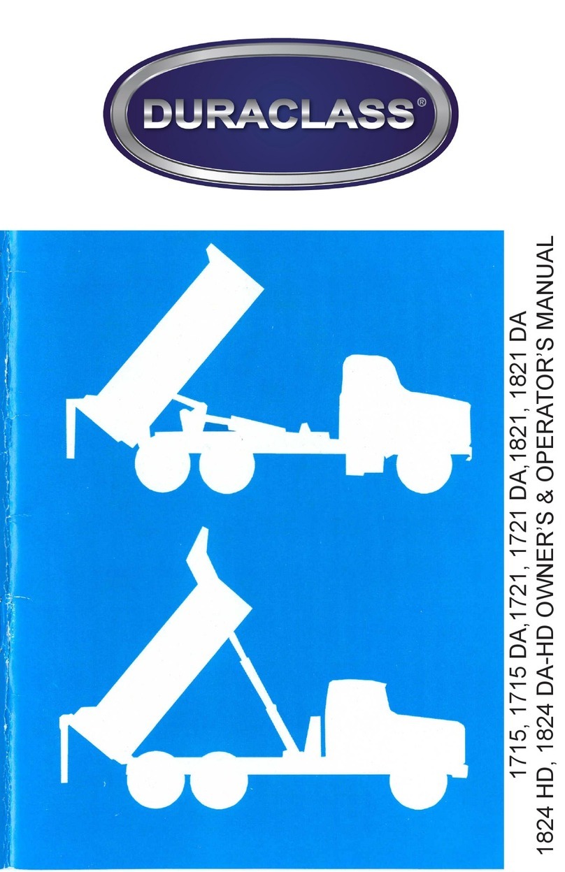 DURACLASS 1715 Owner's/operator's manual