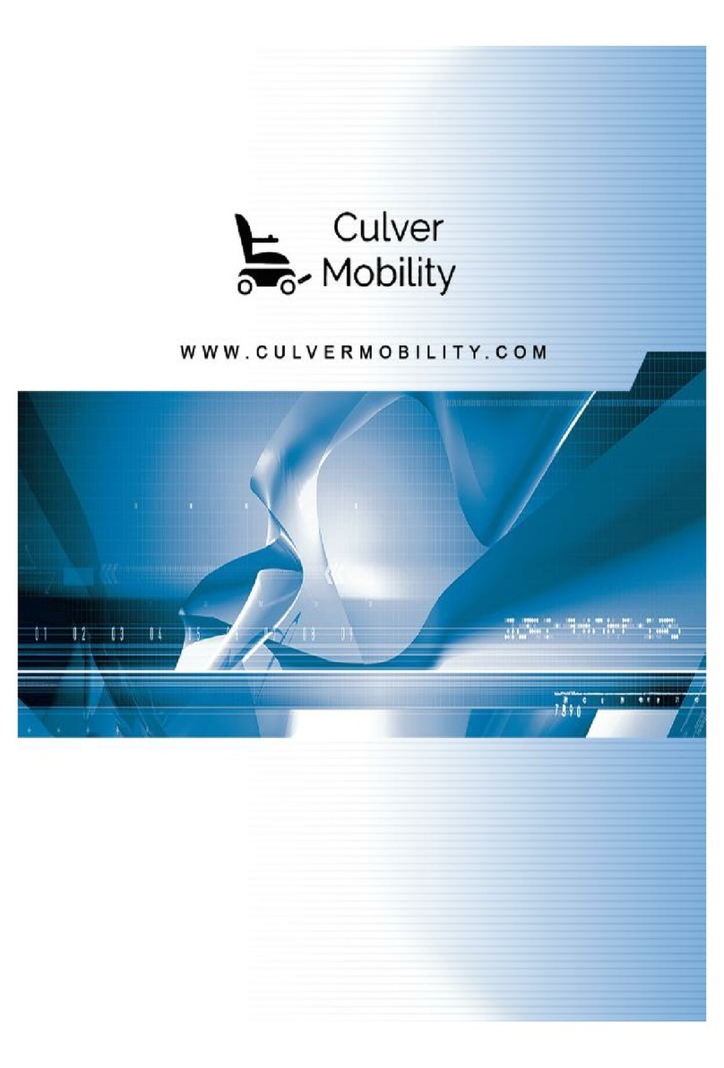 Culver Mobility 7001R user manual