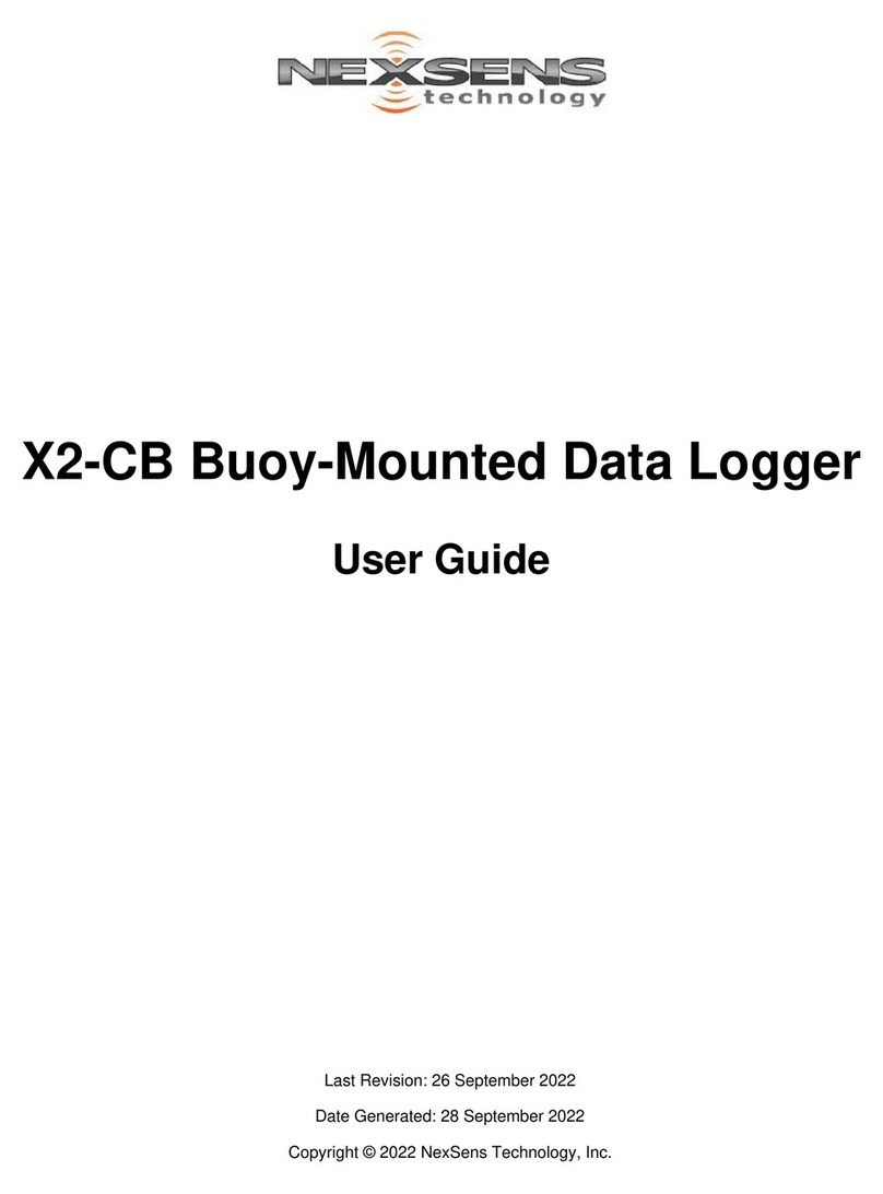 NexSens Technology X2-CB User manual