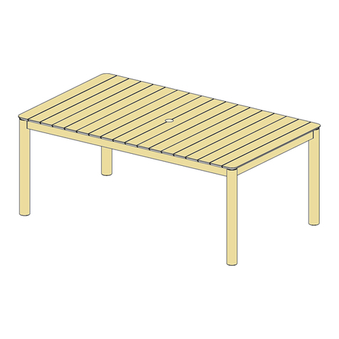 neighbor 6-Top Dining Table User manual