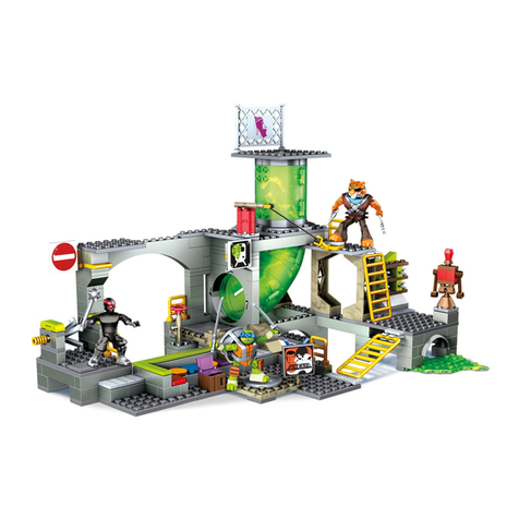 Mattel Mega Bloks nickelodeon Teenage Mutant Ninja Turtles... Assembly instructions Mattel Mega Bloks nickelodeon Teenage Mutant Ninja Turtles... Assembly instructions