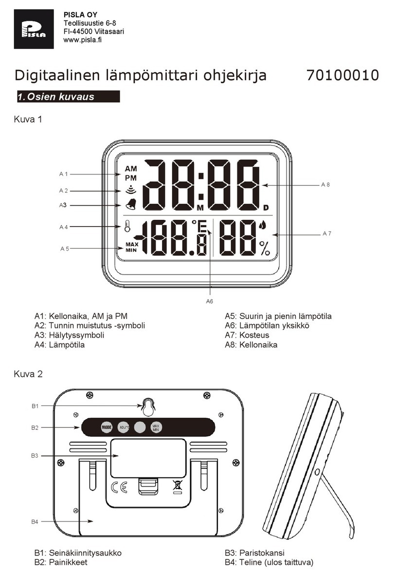 Pisla 70100010 User manual