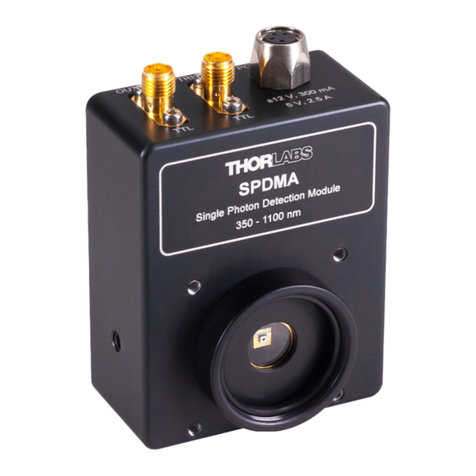 THORLABS SPDMA User manual