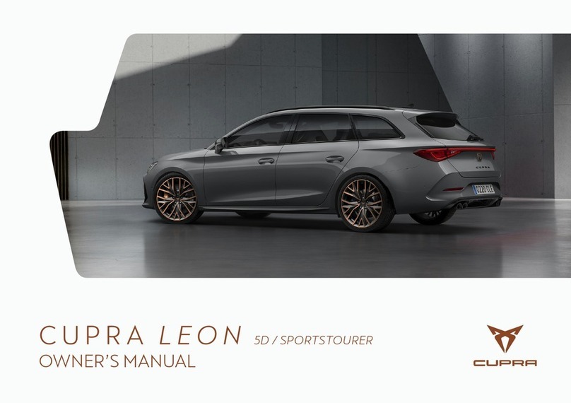 Seat CUPRA LEON 2022 User manual